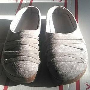 Rocket Dog Platform Cork Slide / Mule Grey 6 EUC